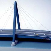 Modell einer Brücke