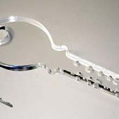 Schlüssel aus 15mm Acrylglas